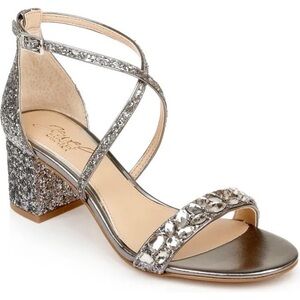 Jewel Badgley Mischka- Women's Claudia Embellished Sandal